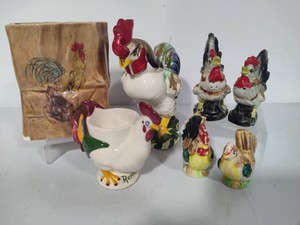 Assorted Rooster Decor