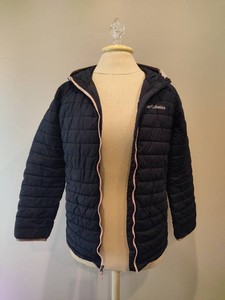 Columbia Omni-Heat Girls Hooded Puffer Jacket (Size L)