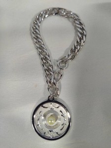 Sterling Silver Bracelet wPearl Charm