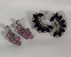 Signed Costume Earrings by Lewis Segal & Severino