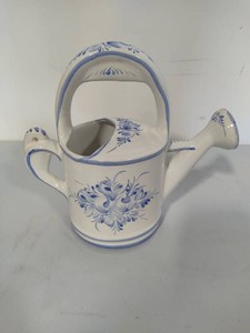 Hand Painted Ceramic Watering Can