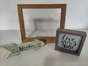 Wooden Frame & Decorative Signs