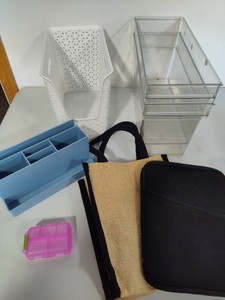 Assorted OfficeDesk Storage