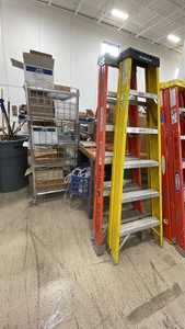 LOUISVILLE AND WERNER STEP LADDERS
