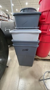 MISC. PLASTIC TRASH BINS