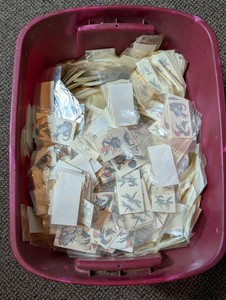 Bulk Lot Of Vending Machine Temporary Tattoos In Storage Tote