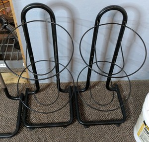 Set of 3 - 2Tier and 1 Empty Mobile Retail Display Stand Frames 42H