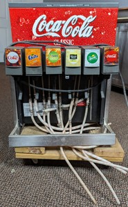 Coca-Cola Classic 6-Valve Commercial Fountain Soda Dispenser Machine