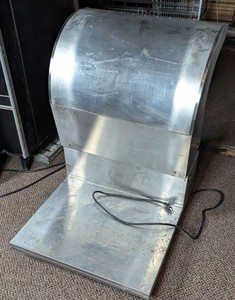 Commercial Stainless Steel Curved Canopy Exhaust Hood Vent