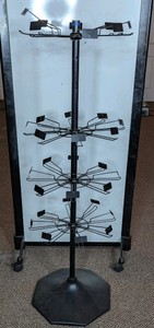 4-Tier Rotating Wire Merchandise Spinner Rack Display Stand 54H