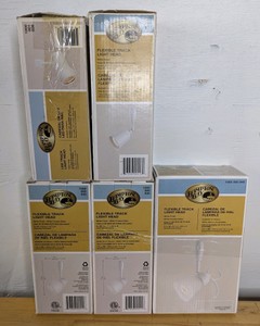 Lot Of 5 Hampton Bay White Flexible & LED Track Light Heads