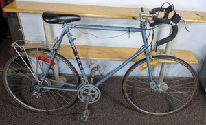 Vintage Trek Road Bicycle With Rear Cargo Rack
