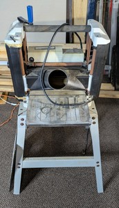 Delta Benchtop Wood Thickness Planer on Heavy-Duty Metal Stand