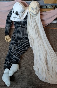 6 Ft. Posable Display Mannequin Dummy With 2 Halloween Outfits