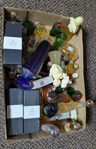Collection of Vintage Avon Figural Perfume Bottles, Miniatures & Essential Oils