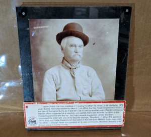Anoka County 150 Years Historic Photo Plaque - James Hare  Nowthen, MN