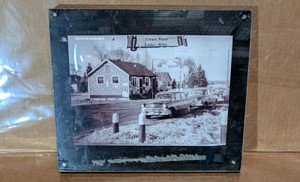 Anoka County 150 Years Historic Photo Plaque - Elmers Place  Cedar, MN