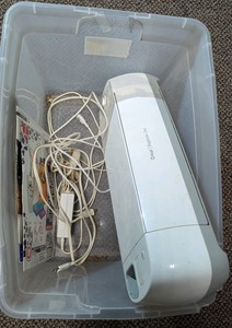 Cricut Explore One Electronic Craft Cutting Machine With Cords & Sheets