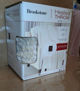 Brookstone 50in x 60in Heated Throw