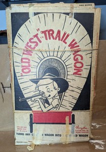 Vintage Mary Lou Old West Trail Wagon Coaster Wagon Cover Kit
