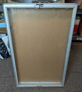 Portable Aluminum Tabletop Display Case with Handle