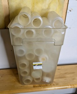 Cambro Food Storage Container with 16oz Squeeze Bottles