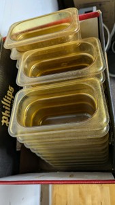 Amber High-Heat Food Service Prep Pans
