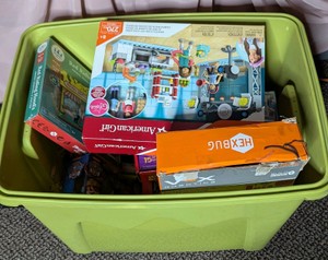 Childrens Toy & Activity Lot - Solar Robot Kit, Trolls Sheets, Paw Patrol & Puzzles