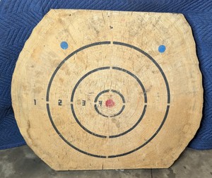 Solid Wood Cross-Cut Archery Target Board
