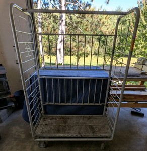Commercial Rolling Wire Security Utility Transport Cart