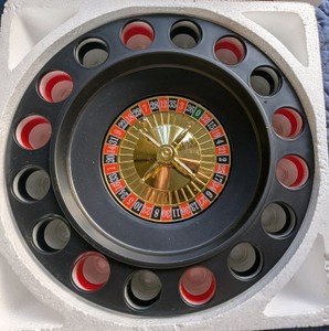 Drinking Roulette Shot Glass Game in Box