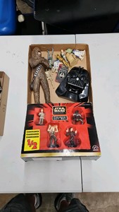 star wars figures statue lot