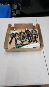 lot of marvel legends and dc multiverse figures