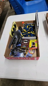 Misc Batman lot card packs,boxers, helicopter, etc
