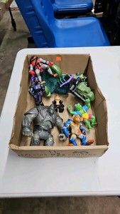 Tmnt action figure and motorcycle lot ninja turtles