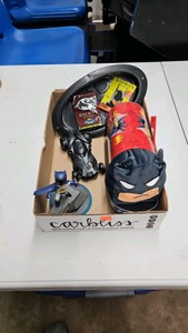 Batman misc lot card packs figure plushy