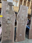Book Match Black Walnut Slabs