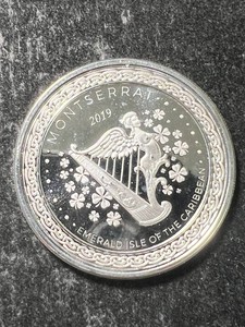 2019 MONTSERRAT 1 TROY OZ .999 FINE SILVER