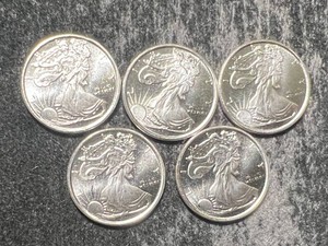 HALF TROY OZ .999 FINE SILVER FRACTIONAL ROUNDS