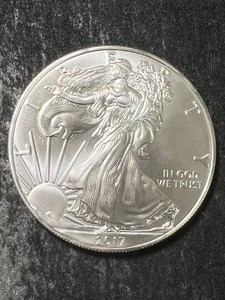 2017 AMERICAN SILVER EAGLE 1 TROY OZ .999 FINE SILVER