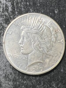1927 US PEACE SILVER DOLLAR