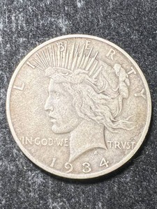 1934-S US PEACE SILVER DOLLAR