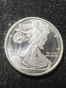 14TH TROY OZ .999 FINE SILVER AMERICAN EAGLE ROUND