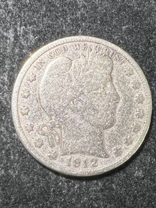 1912-D US BARBER HALF DOLLAR