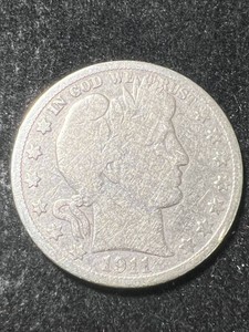 1911 US BARBER HALF DOLLAR