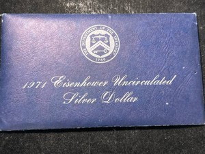 1971 US EISENHOWER UNC SILVER DOLLAR