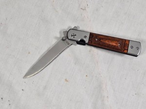 Ridge Runner Folding Knife with Wood Handle