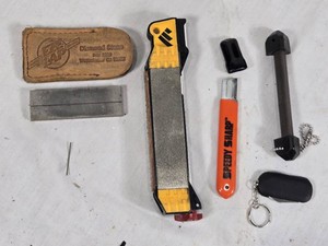 Lansky, Speedy Sharp, and Other Sharpening Tools Lot