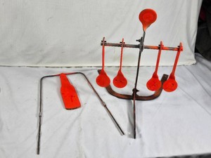 Reactive Steel Shooting Targets with Stand