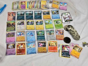 Lot of Pokemon Trading Cards and Accessories